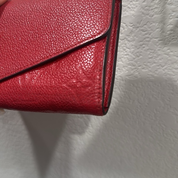 Louis Vuitton Sarah Empreinte Wallet in Scarlet - Picture 6 of 13